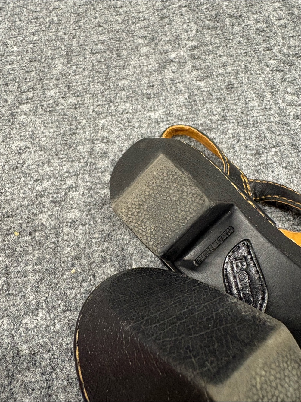 Born Black and Tan Leather Ankle-Strap Sandals - Picture 9 of 14